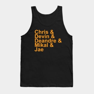 Phoenix Basketball Starting 5 Names & Tank Top